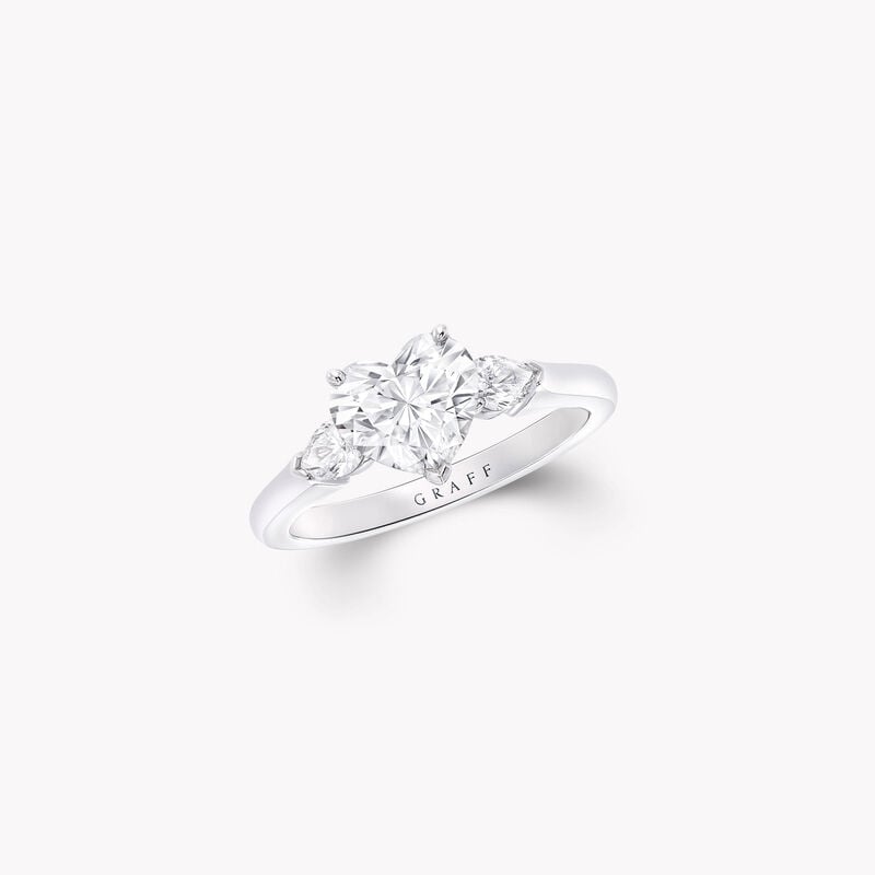 Promise心形鑽石訂婚戒指