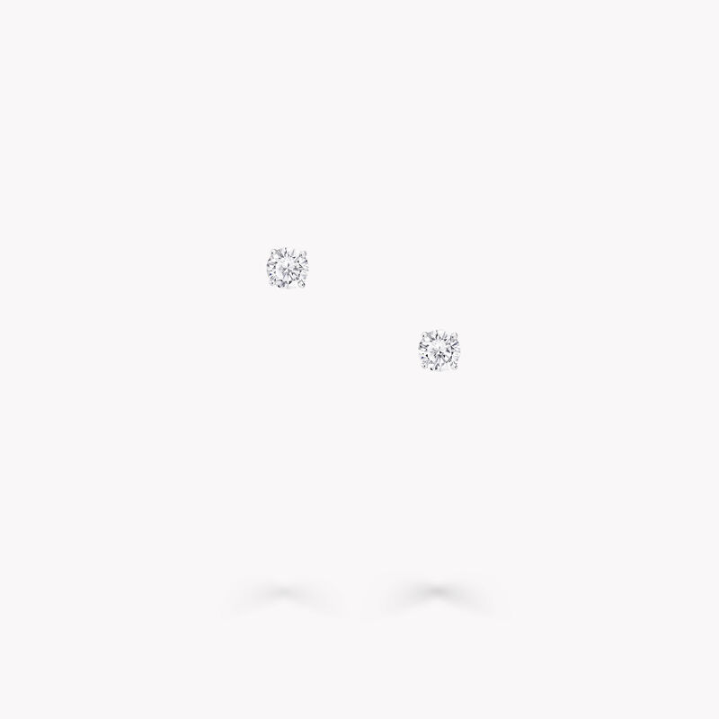 Round Diamond Stud Earrings