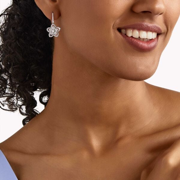 Wild Flower Diamond Earrings, , hi-res
