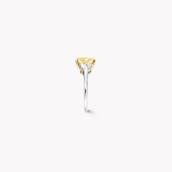 Promise Radiant Cut Yellow Diamond Engagement Ring, , hi-res