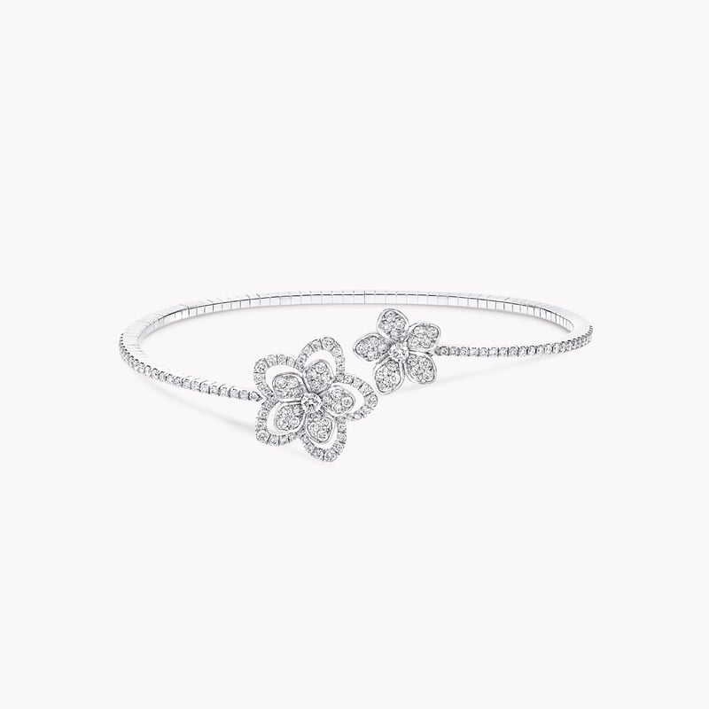 Bracelet torsadé en diamants Wild Flower