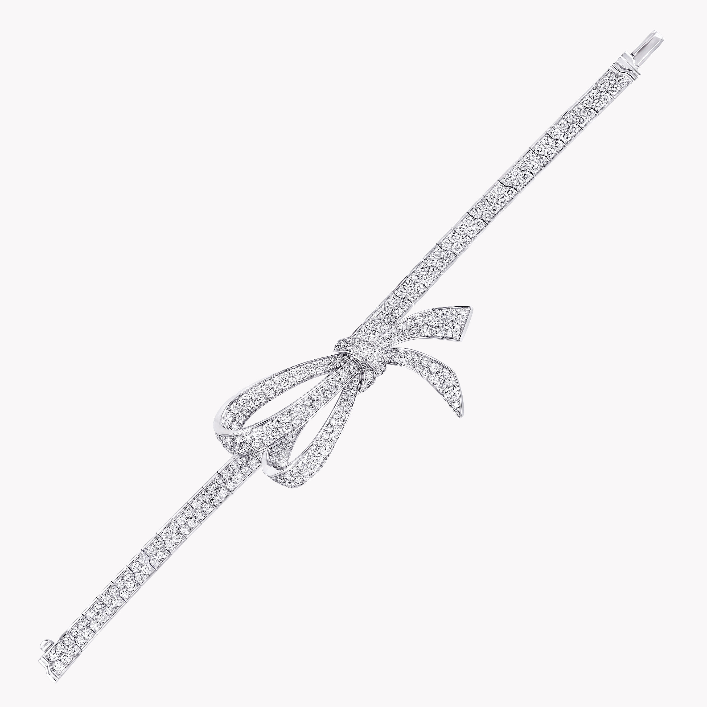 ティルダズ ボウ ダイヤモンド ブレスレット, White Gold - Graff