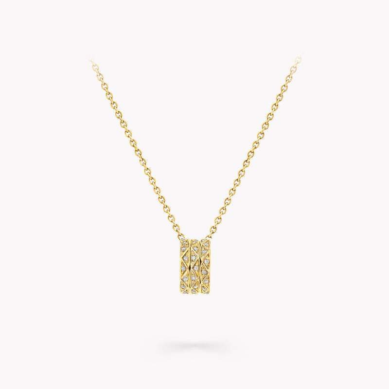 Laurence Graff Signature Three-Row Pav&eacute; Diamond Pendant
