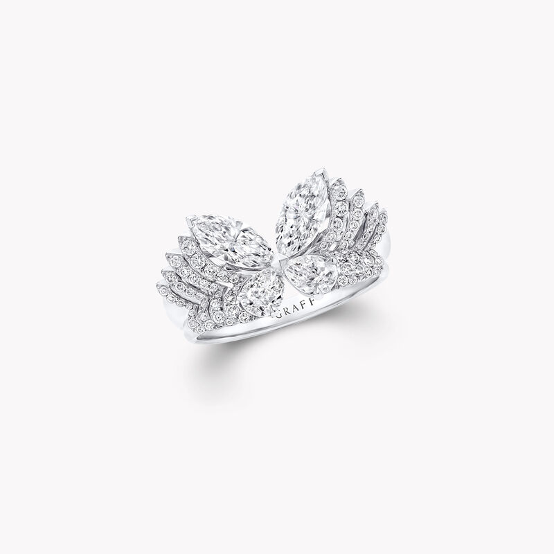 Butterfly Diamond Ring