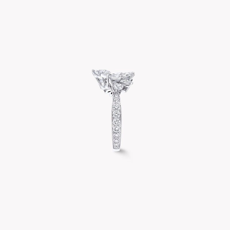 Pear Shape and Marquise Cut Diamond Ring