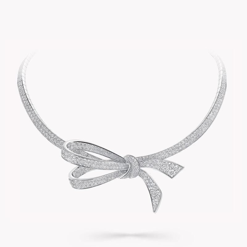 Tilda's Bow Diamond Necklace