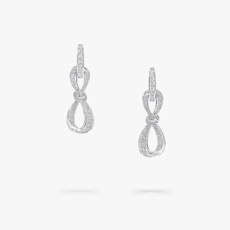 Tilda's Bow Diamond Link Earrings
