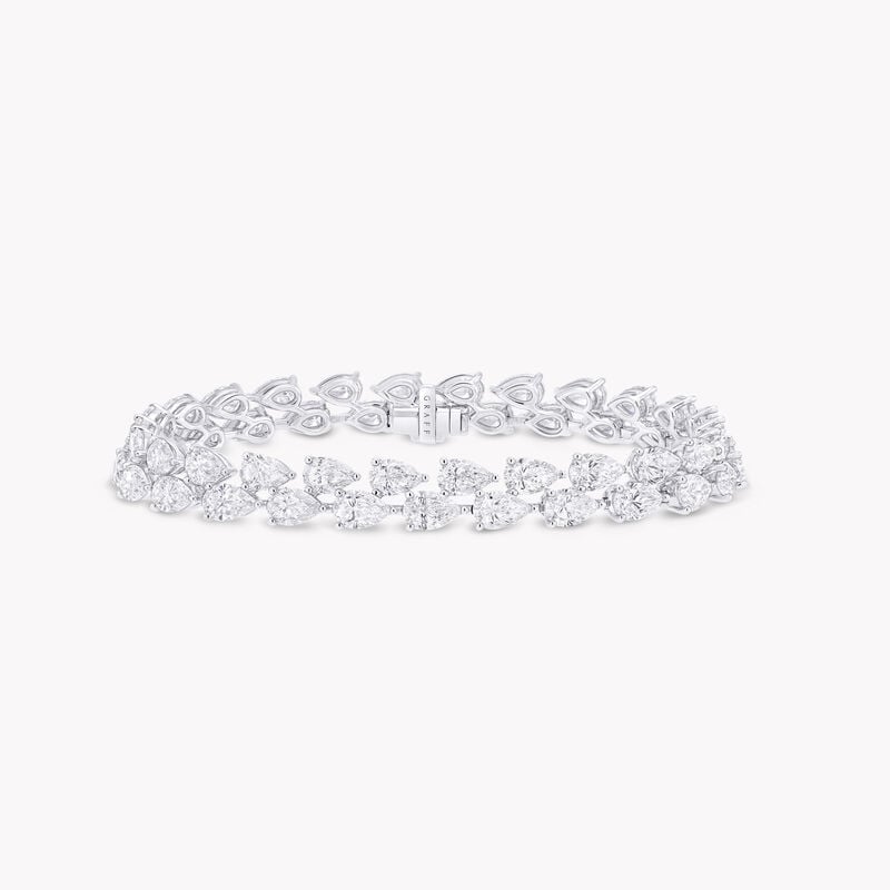 Pear Shape Diamond Bracelet