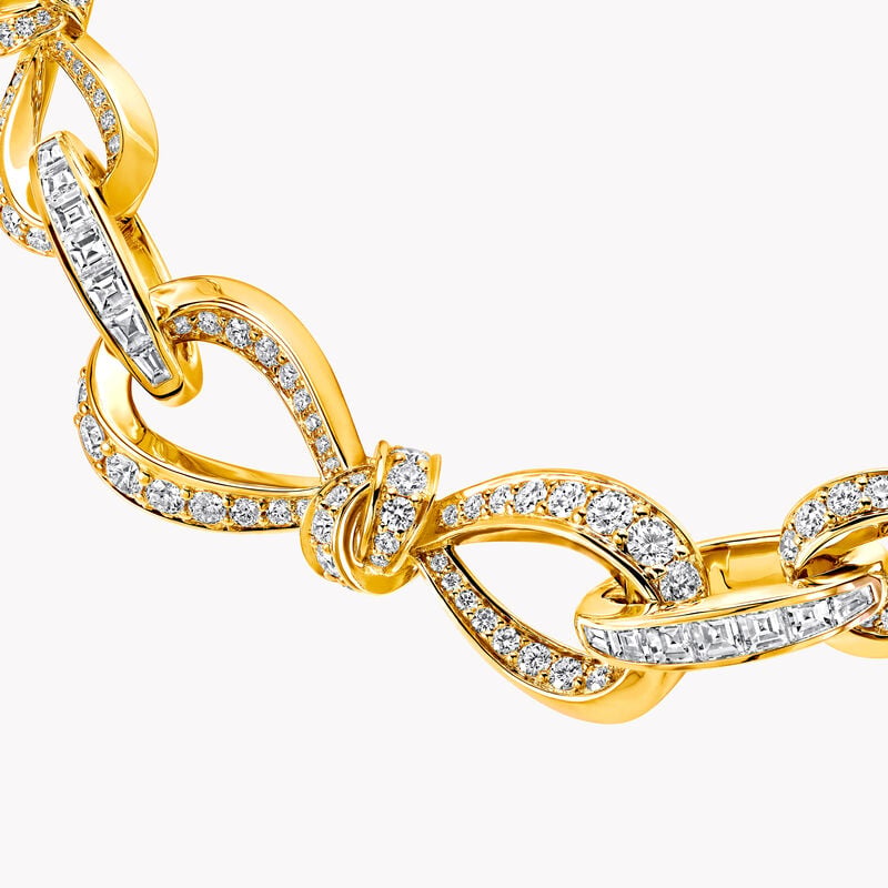 Tilda's Bow Diamond Link Necklace