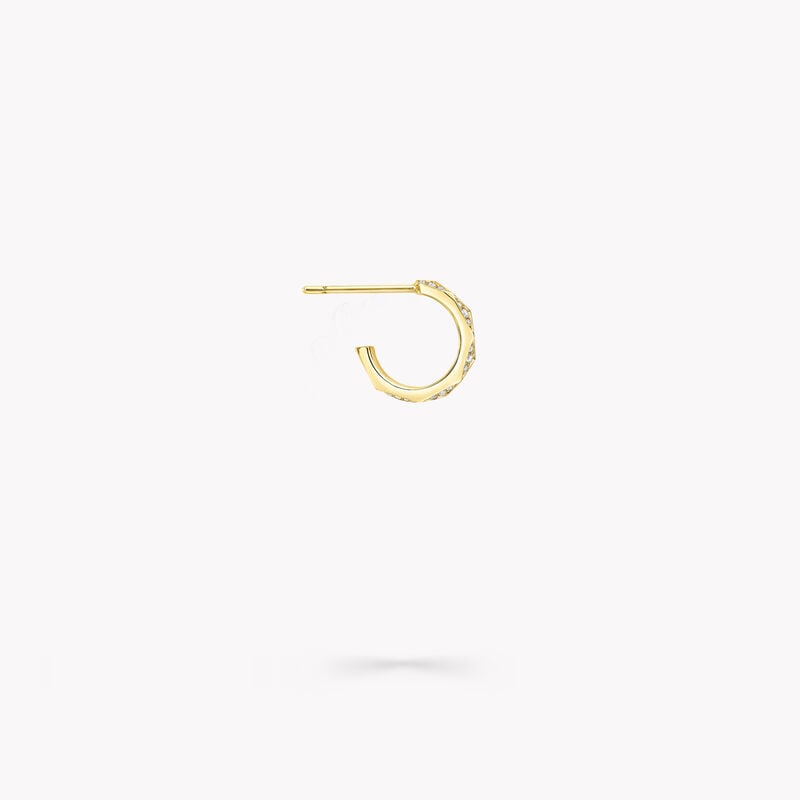 Laurence Graff Signature Pav&eacute; Diamond Hoop Earrings