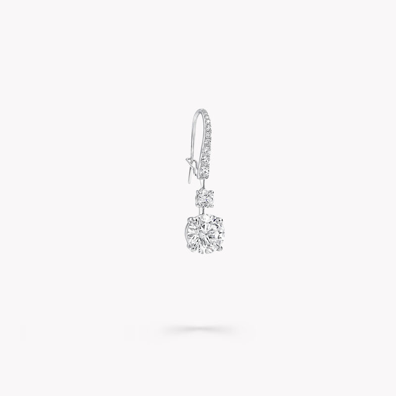 Boucles d'oreilles en diamants solitaires ronds