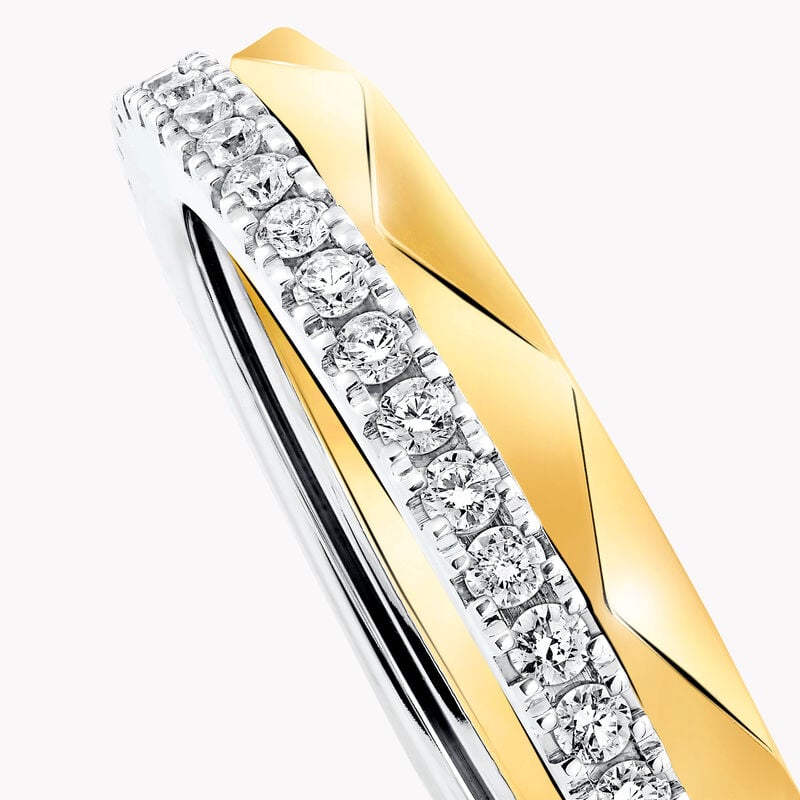 Laurence Graff Signature Diamond and Gold Band