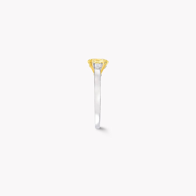 Promise Oval Yellow Diamond Engagement Ring