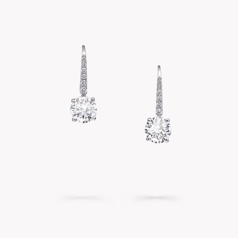 Round Diamond Earrings
