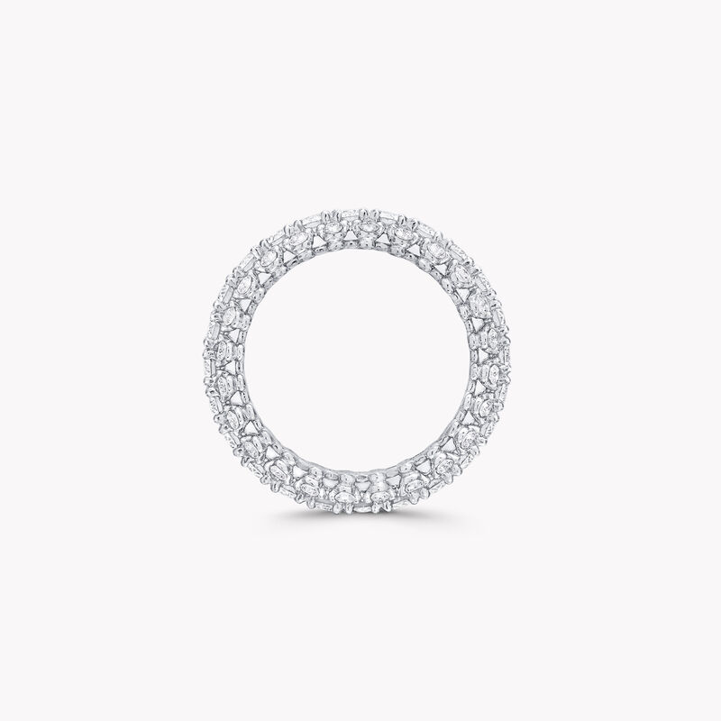 Triple Row Diamond Eternity Ring