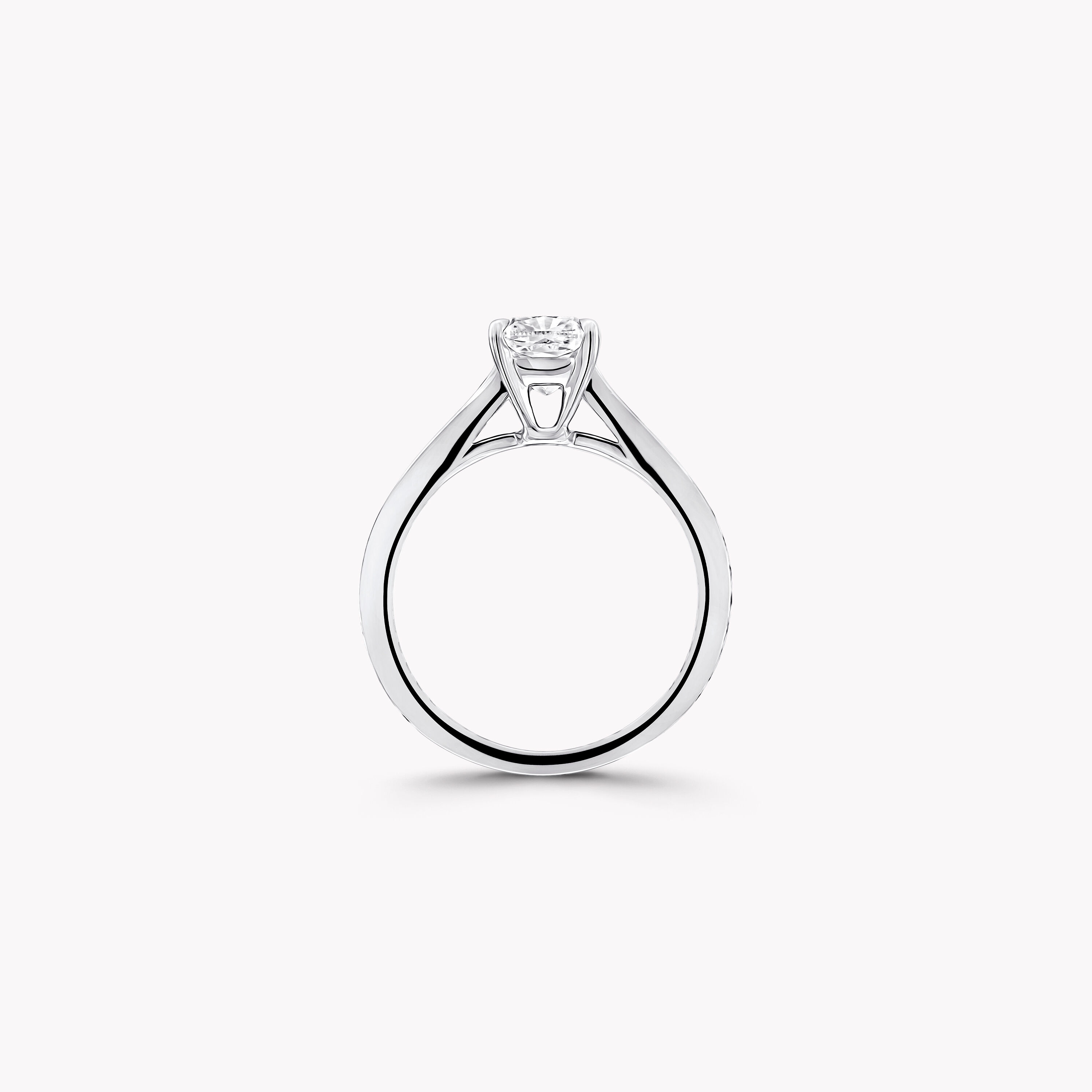クッションカット ダイヤモンド リング, Platinum - Graff