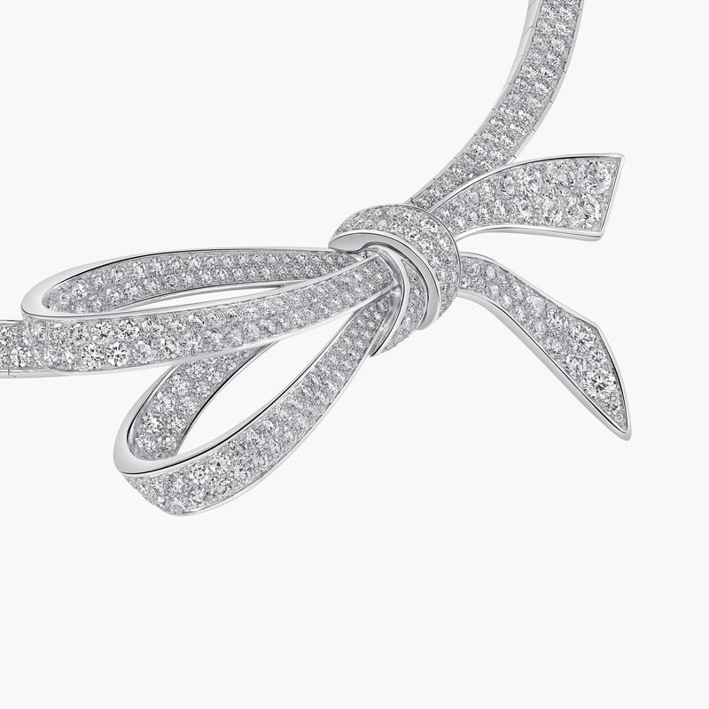 Tilda's Bow Diamond Necklace