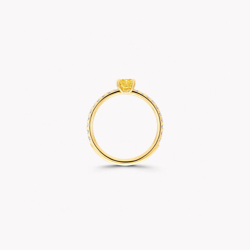 Foufou Radiant Yellow Diamond Ring