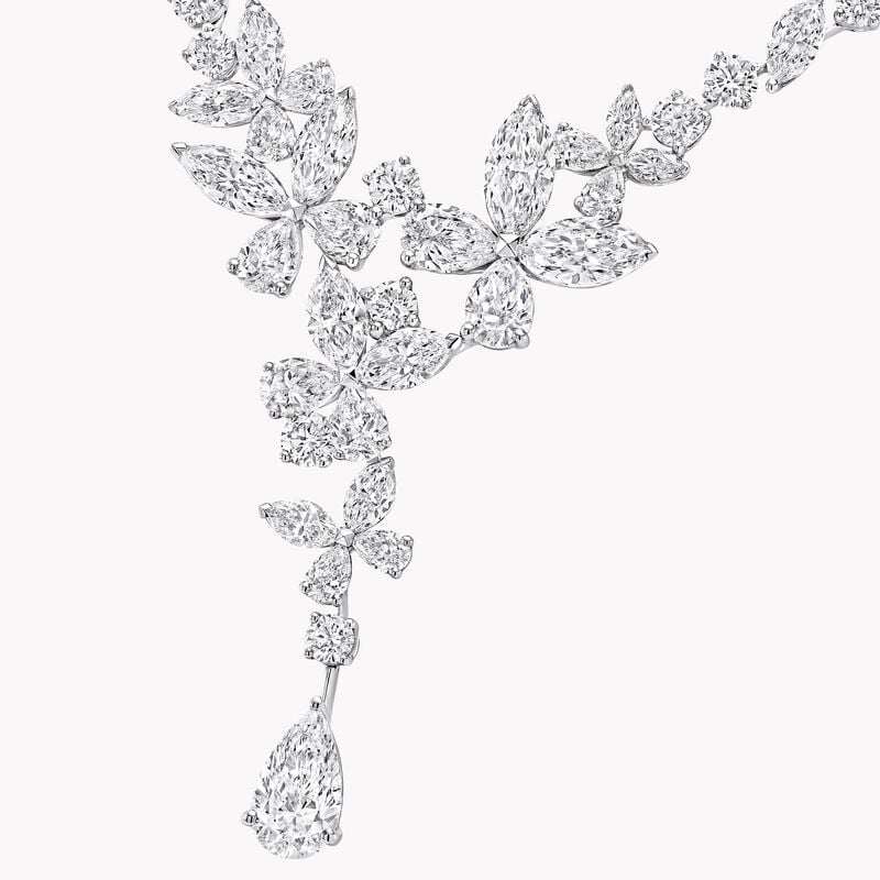 Classic Butterfly Diamond Necklace