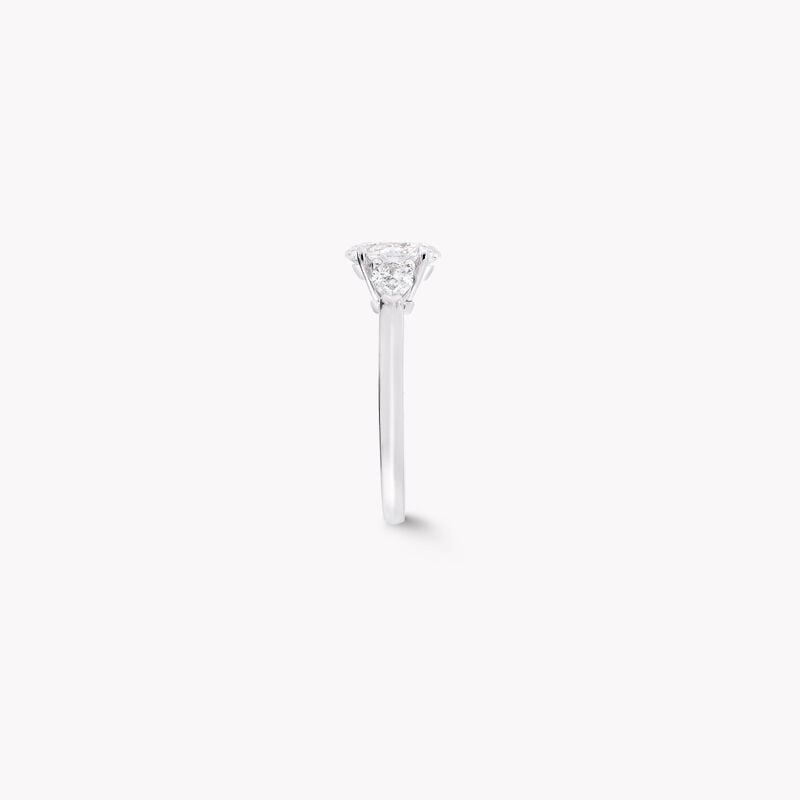Promise Oval Diamond Engagement Ring