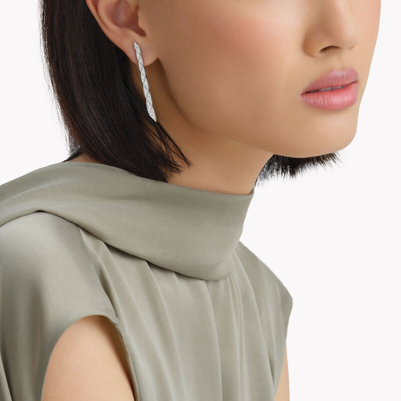Laurence Graff Signature Faceted Strand Earrings