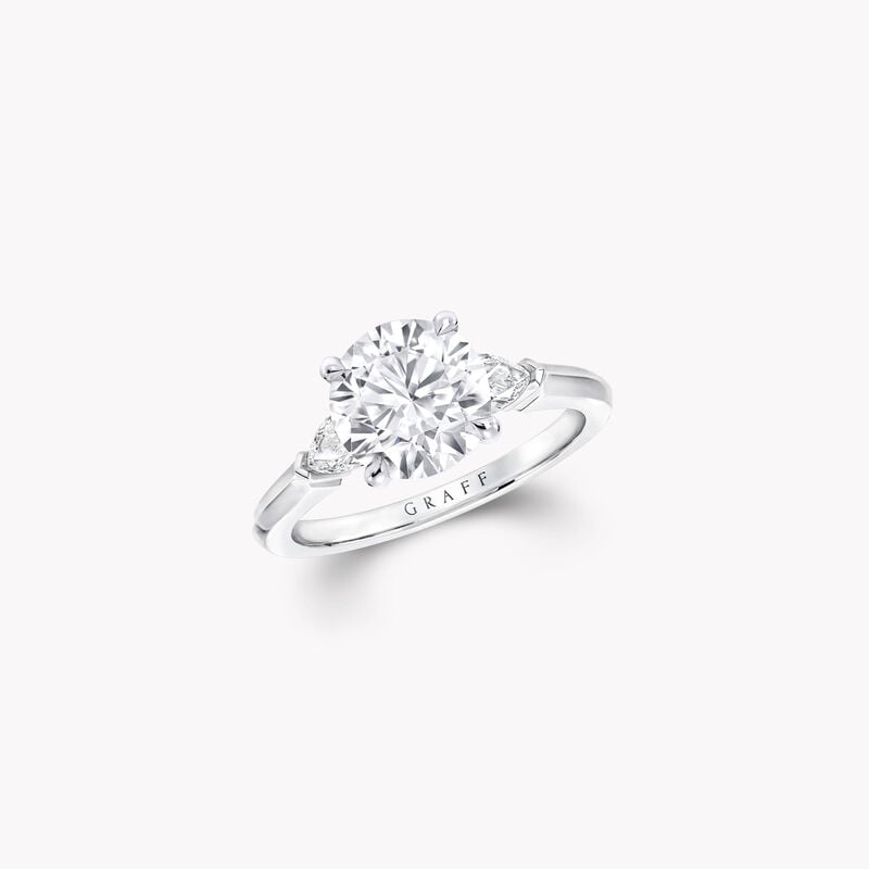 Promise Round Diamond Engagement Ring
