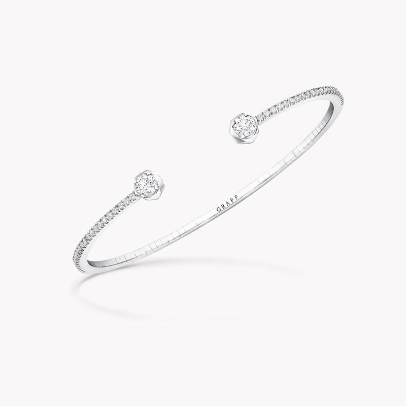 Laurence Graff Signature Open Diamond Bangle