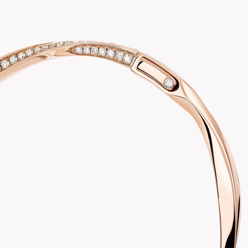 Spiral Pav&eacute; Diamond Bangle