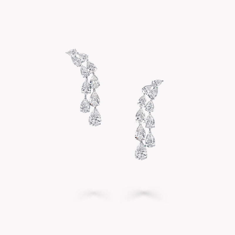 Pear Shape Diamond Earrings