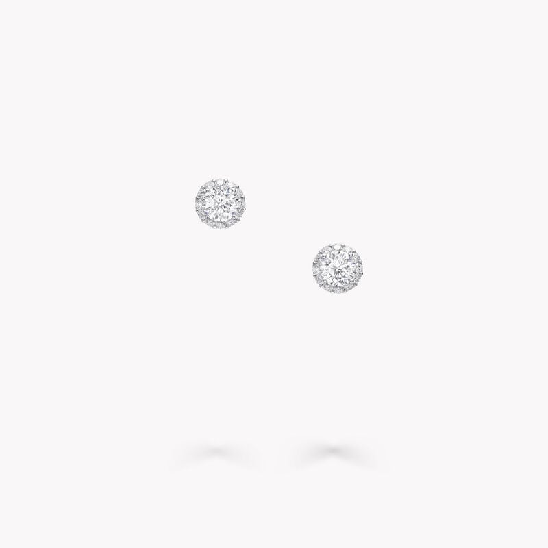 Icon Round Diamond Stud Earrings