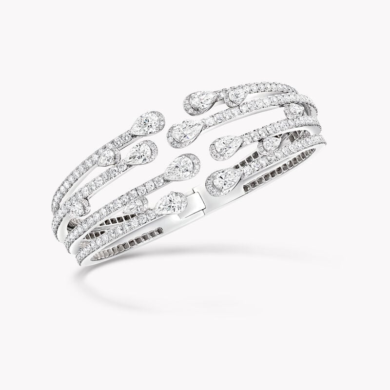 Duet Multi-strand Diamond Bangle