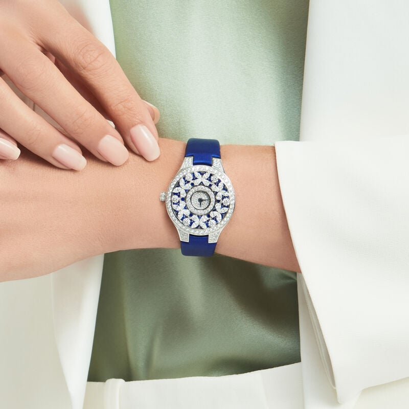 Classic Butterfly Diamond and Sapphire Watch