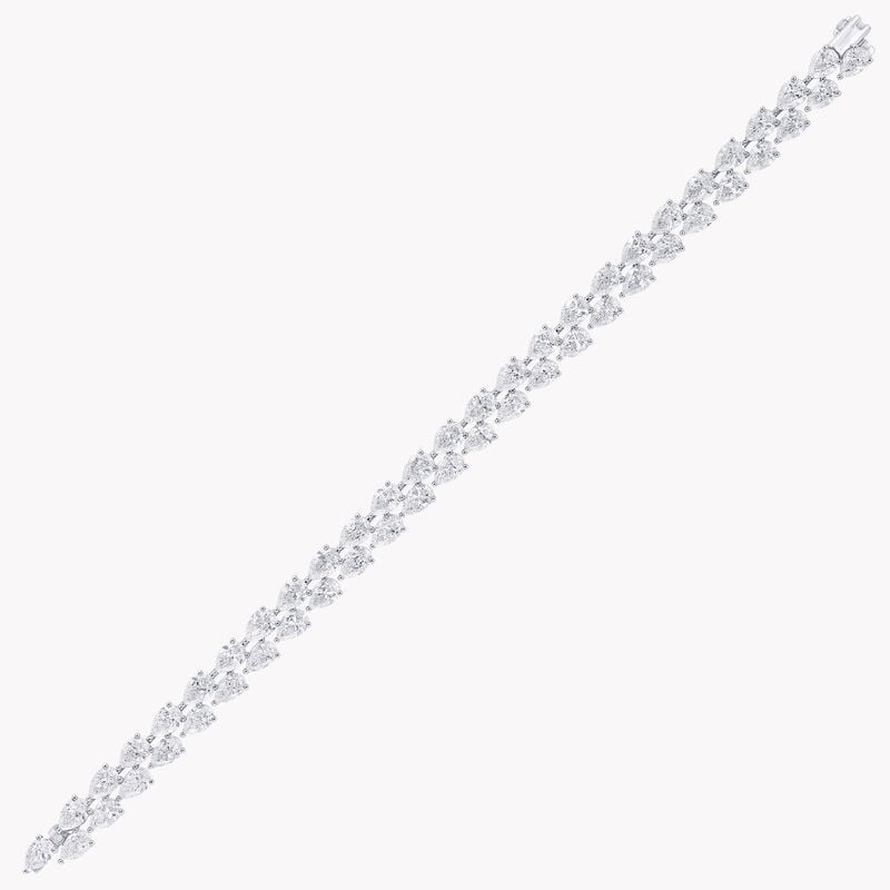 Pear Shape Diamond Bracelet