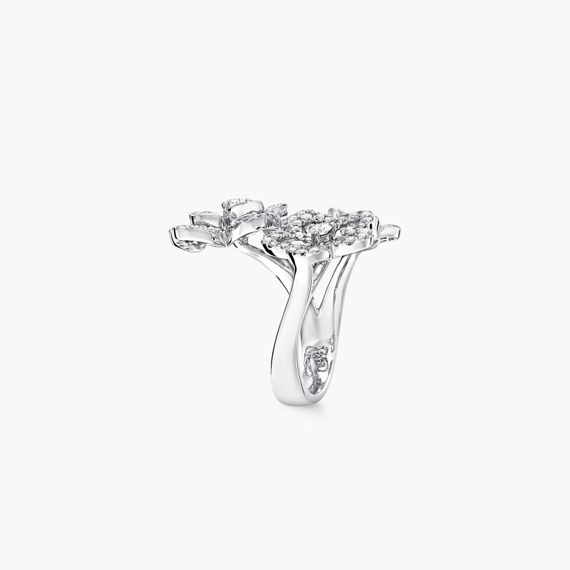 Wild Flower Triple Diamond Ring