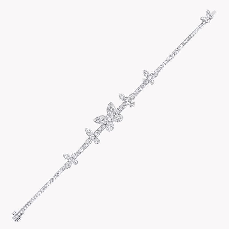 Pav&eacute; Butterfly Diamond Bracelet