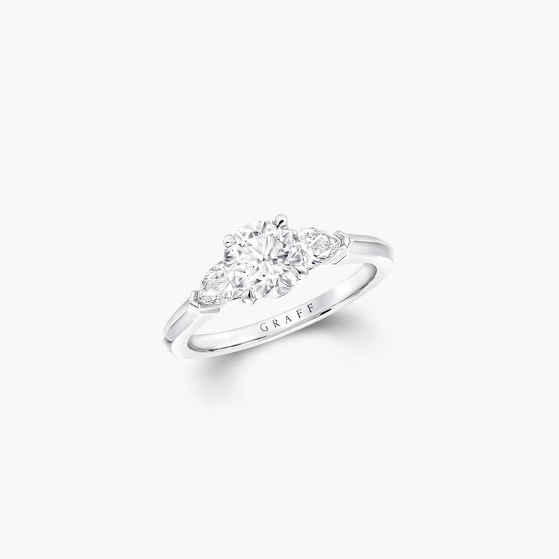 Promise Round Diamond Engagement Ring