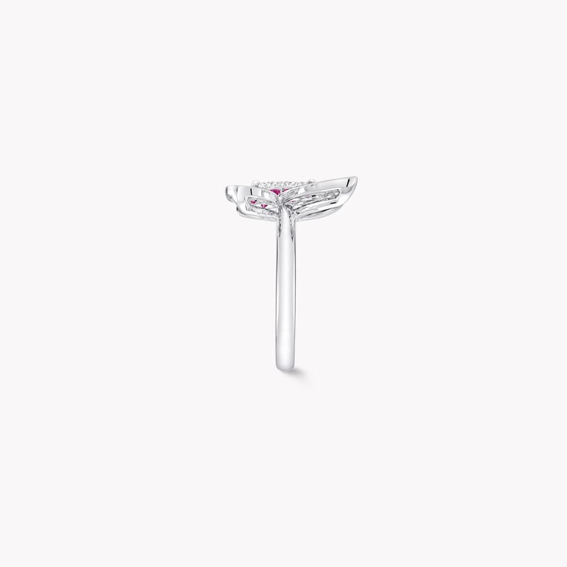 Butterfly Ruby, Pink Sapphire and Diamond Ring