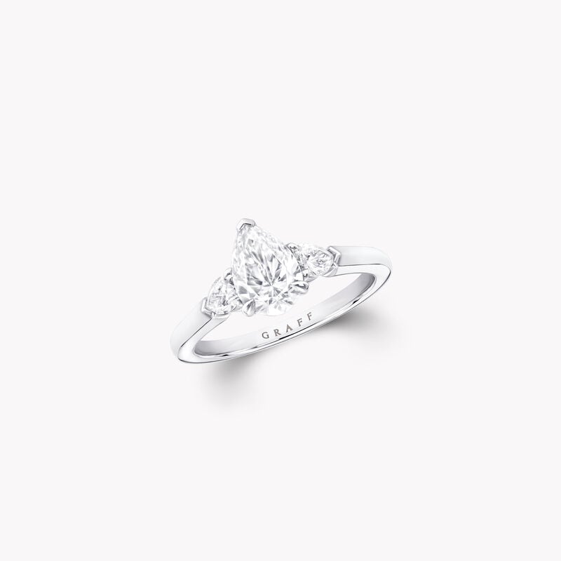 Promise Pear Shape Diamond Engagement Ring