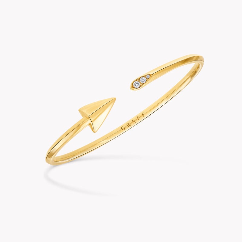 Follow Me Triple Diamond Bangle
