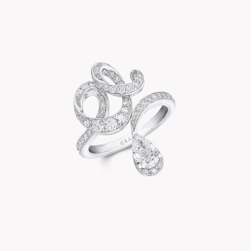 Inspired by Twombly Diamond Drop Ring