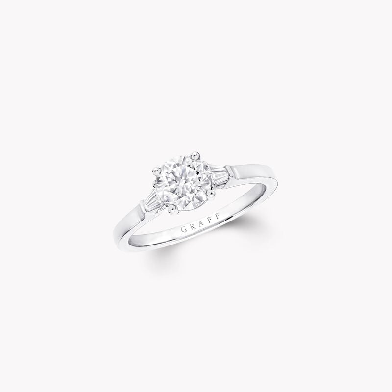 Promise Round Diamond Engagement Ring