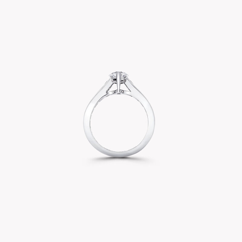 Flame Marquise Cut Diamond Engagement Ring