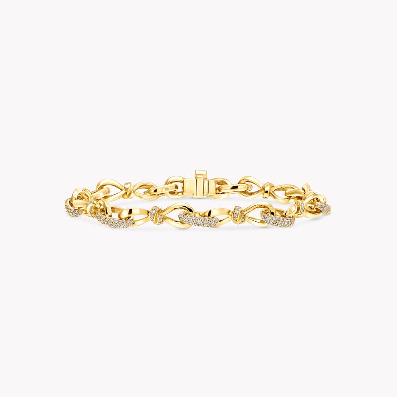 Tilda's Bow Diamond Link Bracelet 