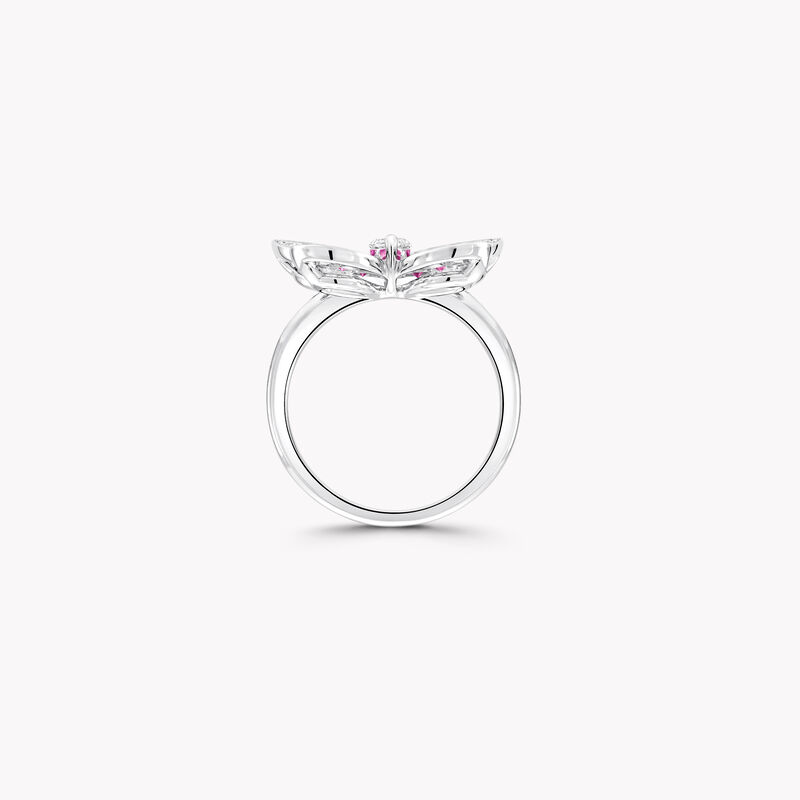 Butterfly Ruby, Pink Sapphire and Diamond Ring