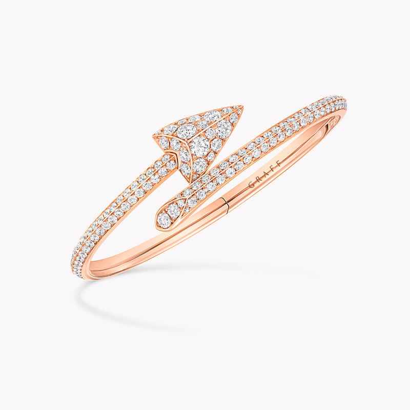 Follow Me Pav&eacute; Diamond Bangle
