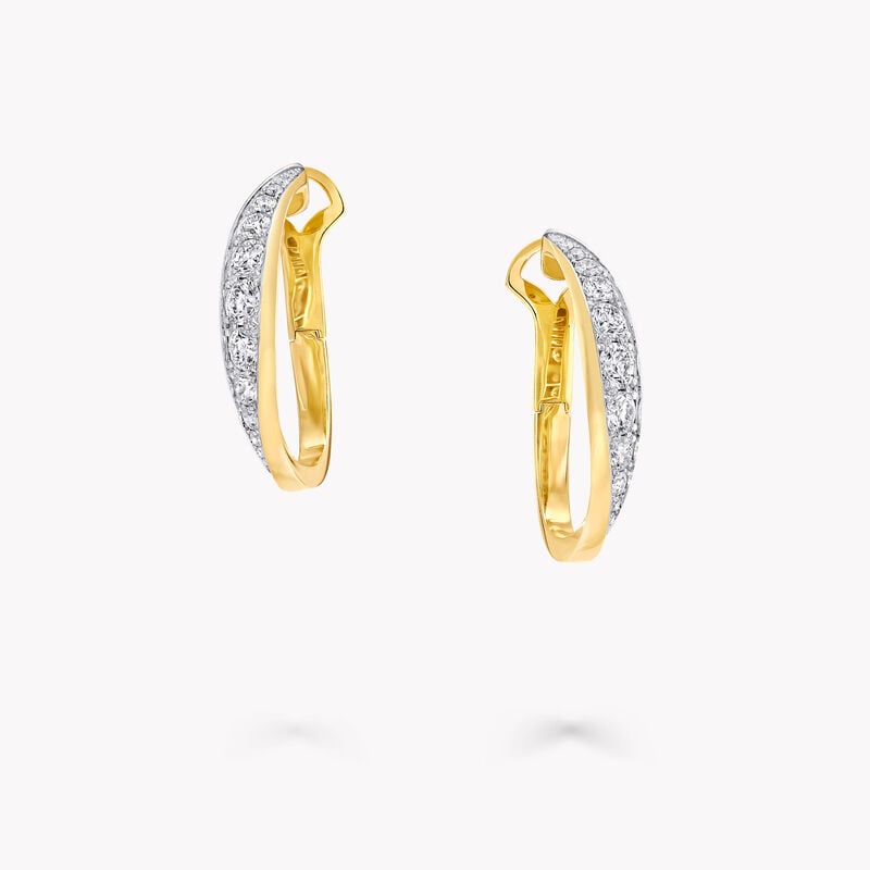 Spiral Diamond Earrings