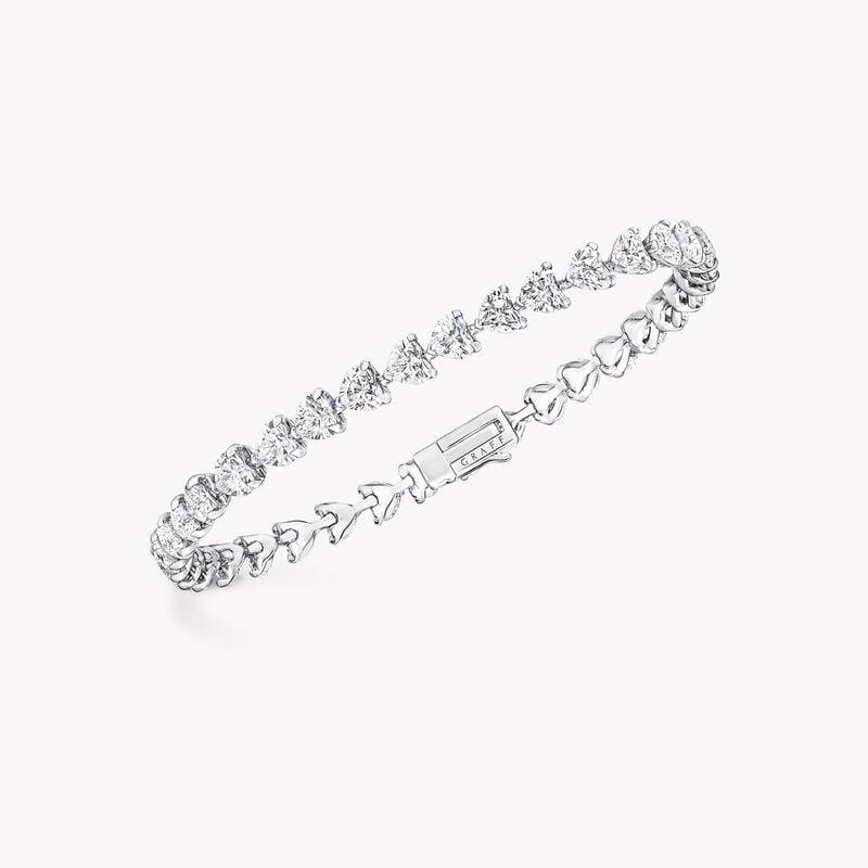 Heart Shape Diamond Bracelet