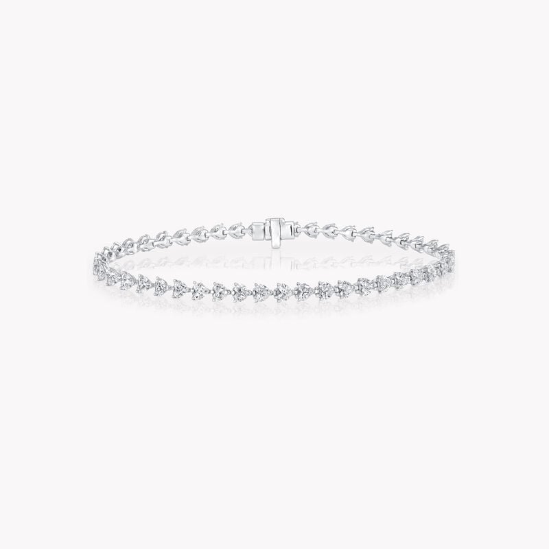 Heart Shape Diamond Bracelet