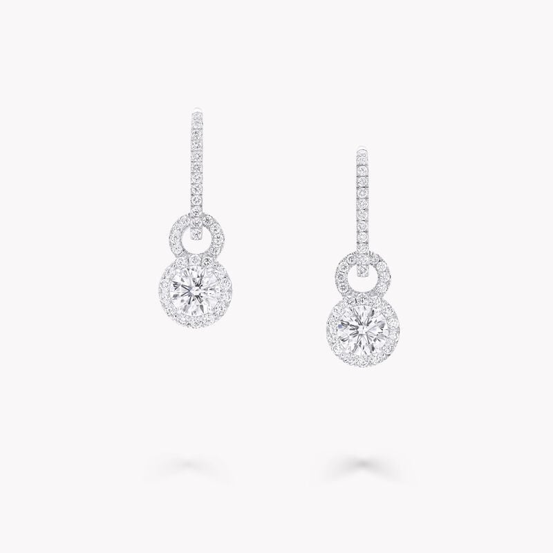 Icon 8 Round Diamond Earrings