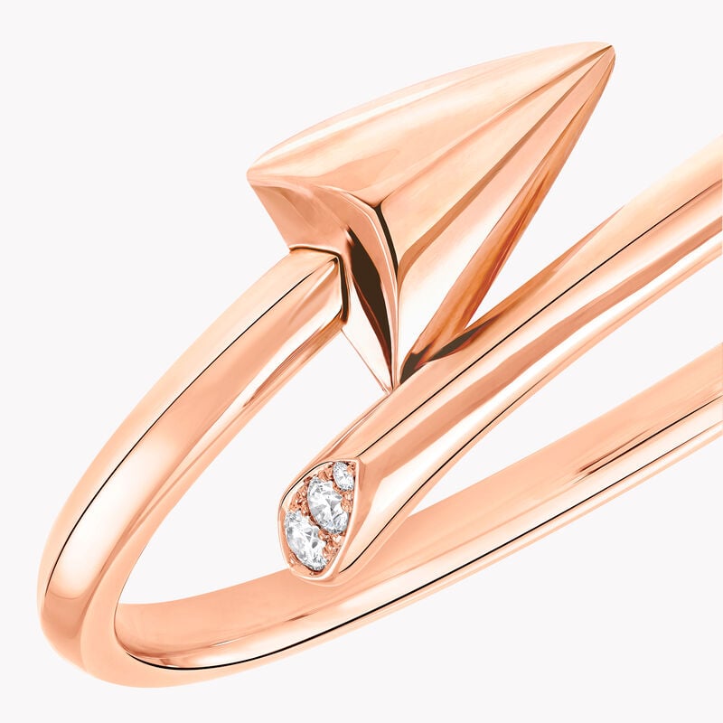 Follow Me Diamond Accent Bangle
